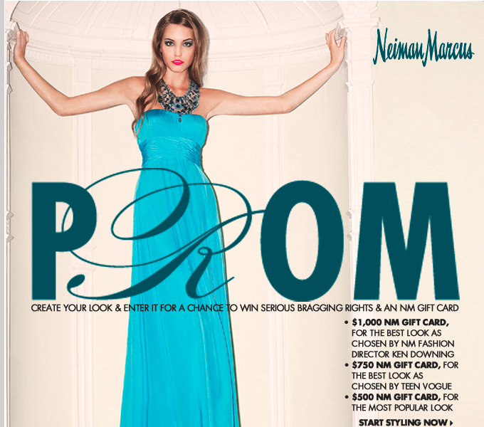 �uNeiman Marcus Rock the Prom Contest�v��W�y�[�W