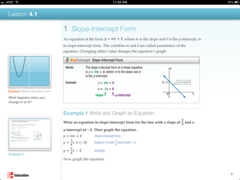 �č��Ŕ̔�����Ă���iBooks�e�L�X�g�u�b�N�̗�BMcGraw-Hill�́uAlgebra 1�iCommon Core Edition�j�v�i14.99�h���j