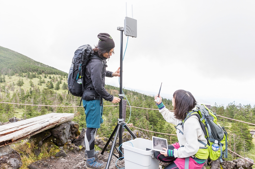 地図と位置情報 Iotネットワークシステム Trek Track を使い 遭難事故防止を目指す実証実験 長野県 北八ヶ岳で実施 Internet Watch