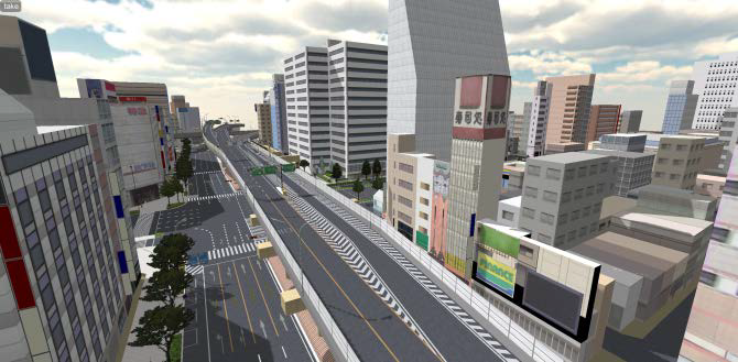 Unity」で大阪・なんばの街並みが再現可能、ゼンリン製3D都市モデル