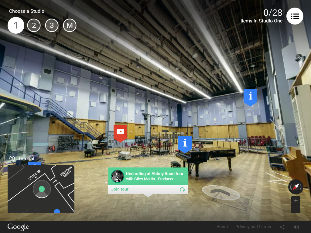 Google、「アビー・ロード・スタジオ」の扉を世界に開く。内部を探索