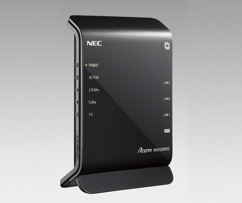 NEC、2×2 MIMO対応の低価格11acルーター「Aterm WG1200HS」 -INTERNET