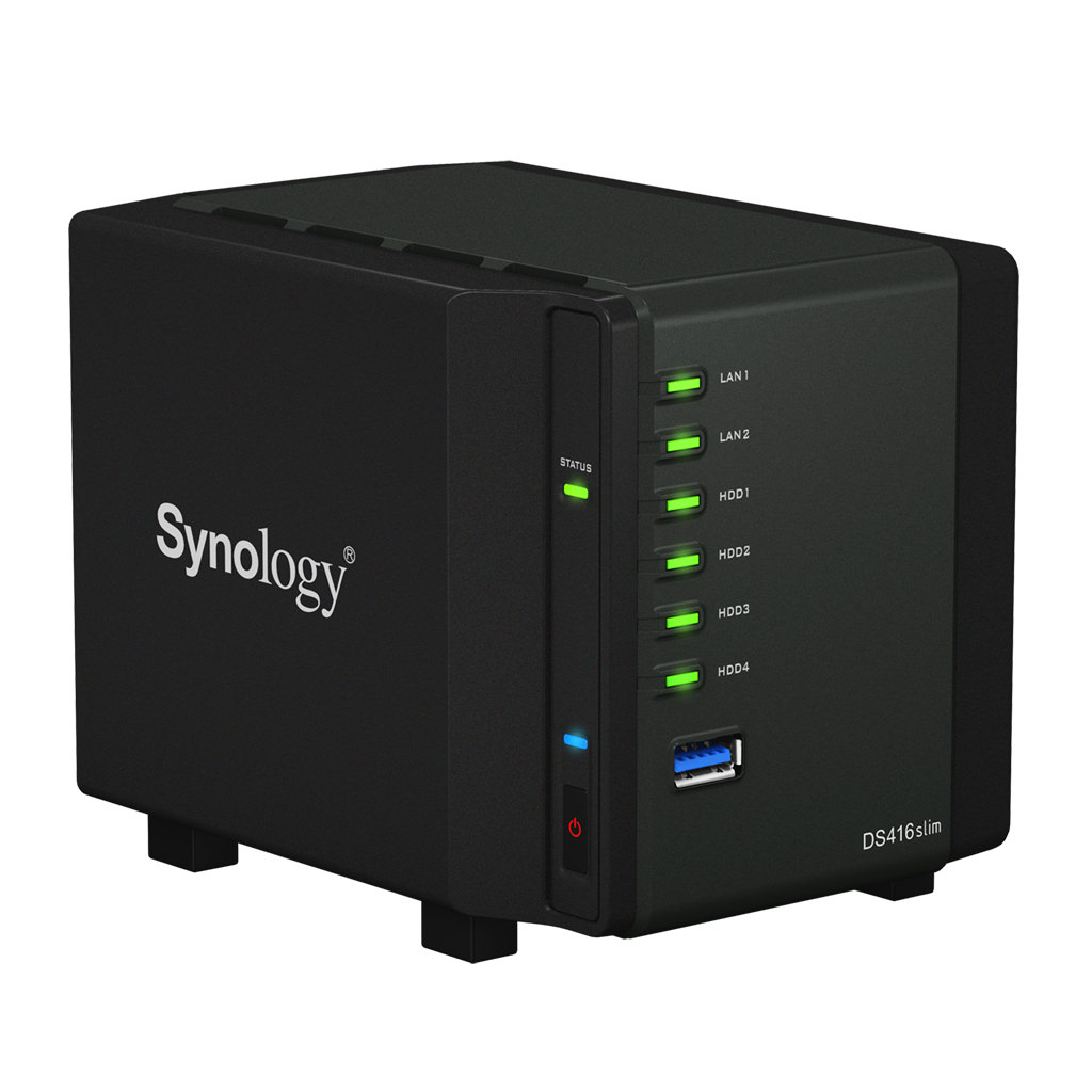 Synology、2.5インチHDD専用の4ベイ小型NAS「DiskStation