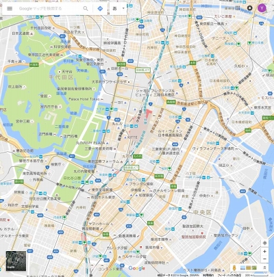 地図とデザイン 繁華街をも機械判定で描き出す Google マップ の