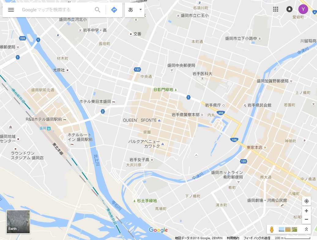 地図とデザイン 繁華街をも機械判定で描き出す Google マップ の