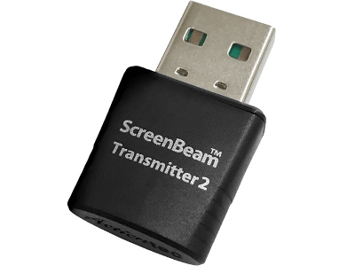 Miracast非対応のwindows 8 7で画面をワイヤレス出力できるusbアダプター Screenbeam Transmitter 2 Internet Watch