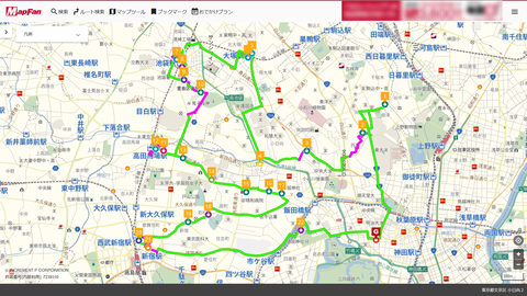 Pr 仕事で使える 地図サービス ナビアプリとは Mapfan なら 30カ所の一括ルート検索も 大型車規制を踏まえたルート検索も無料で使える Internet Watch
