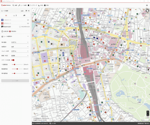 新デスクトップ地図ソフト Mapfan Desktop 発売 社内でのコピペok 高画質印刷もウリの法人向け製品 地図と位置情報 Internet Watch