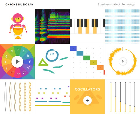 Google Chrome向けの音楽実験室ウェブアプリ公開 視覚的 体感的に音楽を学べる Internet Watch Watch