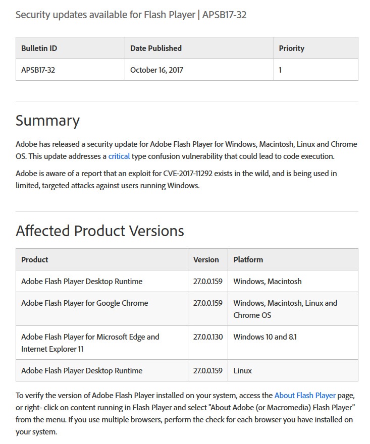 Flash Player にゼロデイ脆弱性 セキュリティアップデートを緊急公開 Internet Watch