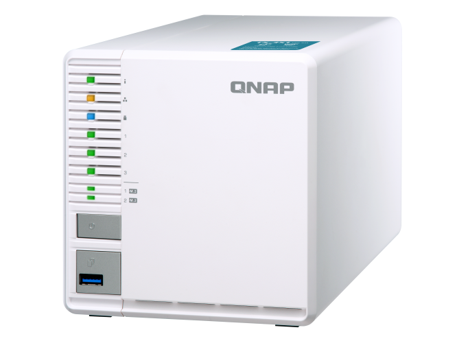 QNAP、M.2スロット×2を装備するホーム向け3ベイNASキット「TS-351