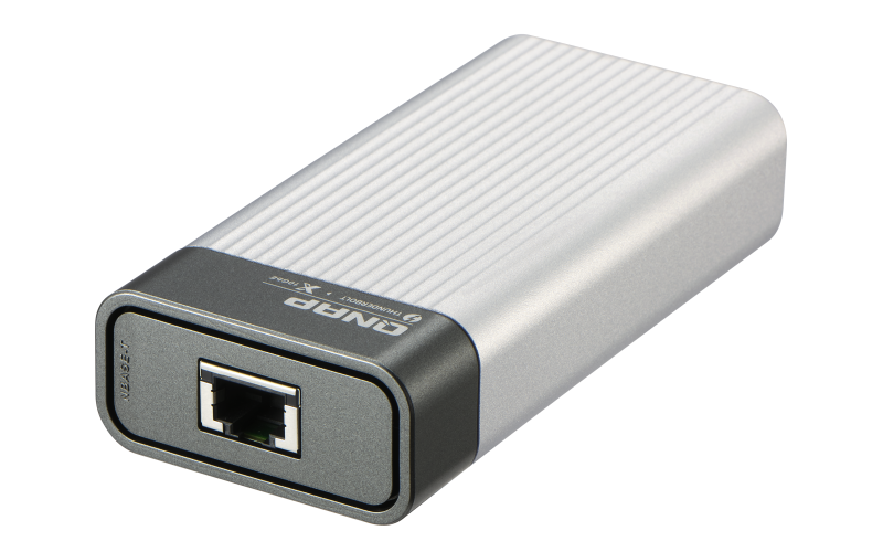 QNAP QNA-T310G1S Thunderbolt 3 SFP+ アダプタ QNA-T310G1S | Thunderbolt™ 3で10GbE SFP+ネットワークに接続 | QNAP