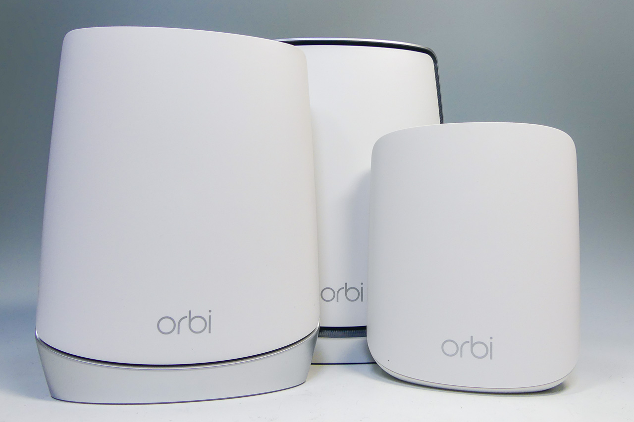どれを買う？ ネットギア「Orbi WiFi 6」大中小モデルの適材適所を考える【イニシャルB】 INTERNET Watch