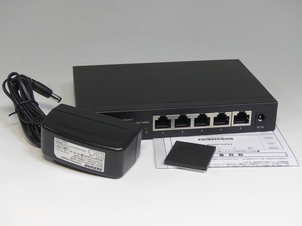 箱あり）PLANEX FX2G-05EM +2.5Gbe USB イーサネット-
