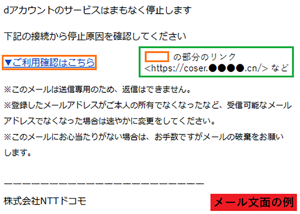 Nttドコモをかたるフィッシングの報告が増加 Dアカウントのロック 一時的な利用停止 などの件名に注意 Internet Watch