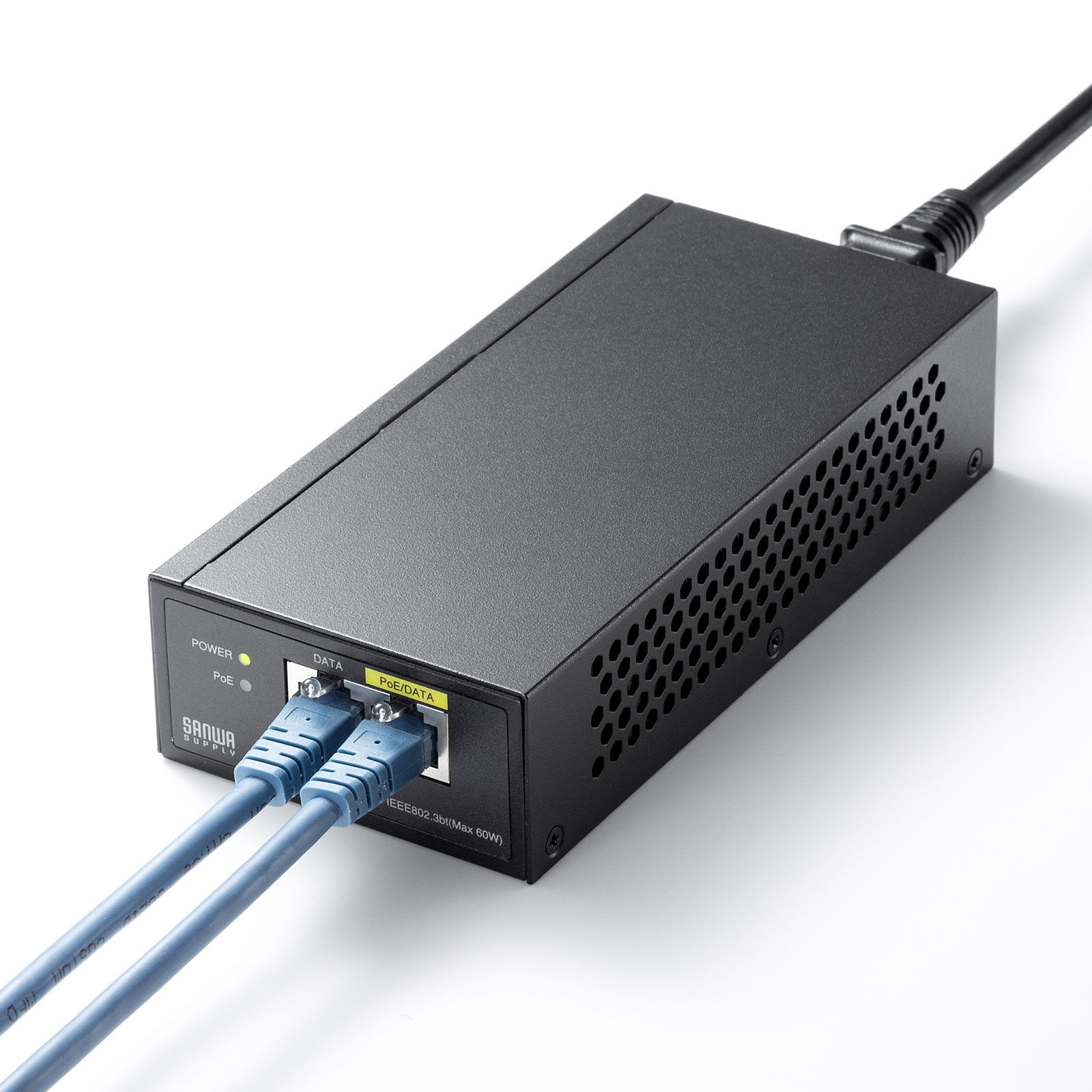 PoE++対応で最大60W給電可能なPoEインジェクター「LAN-GIHINJ5