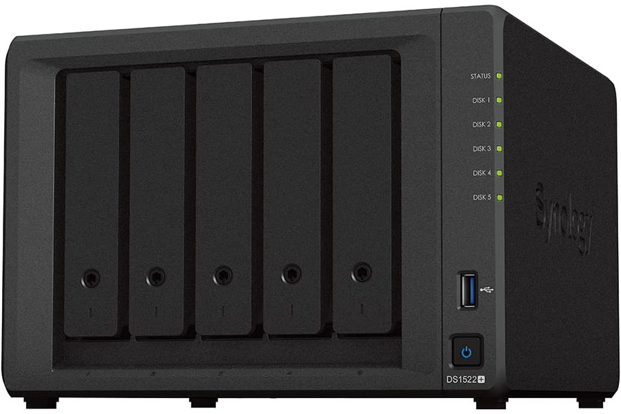 Synology DS220j NAS 中古 使用約1年 - 周辺機器