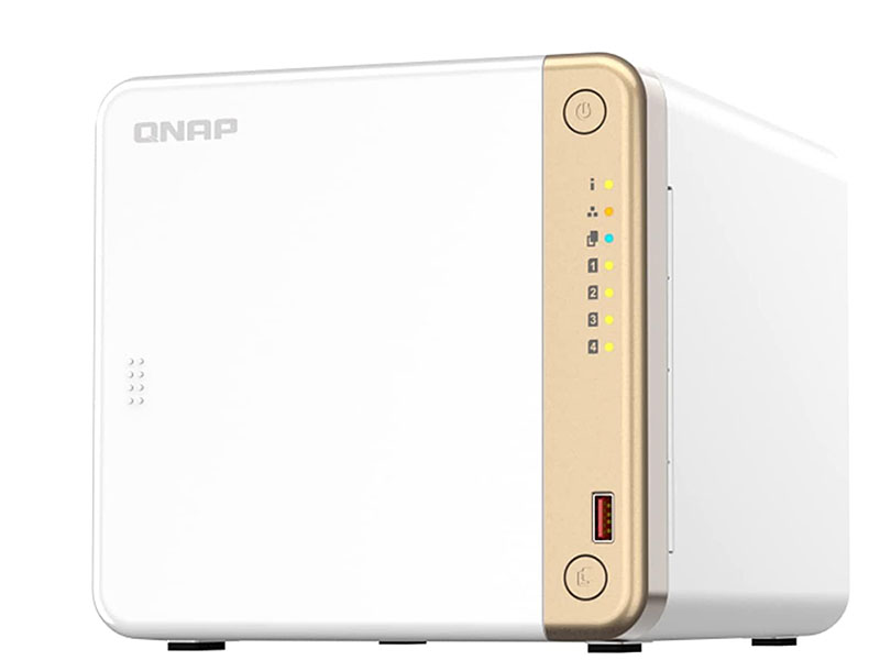 QNAP(キューナップ) NAS キット2ベイ 中小企業向け TS-264 /AZ  2つの2.5GbE対応ポートとNAS機能を拡張できるPCIeスロットを1つ搭載 Intel Cele