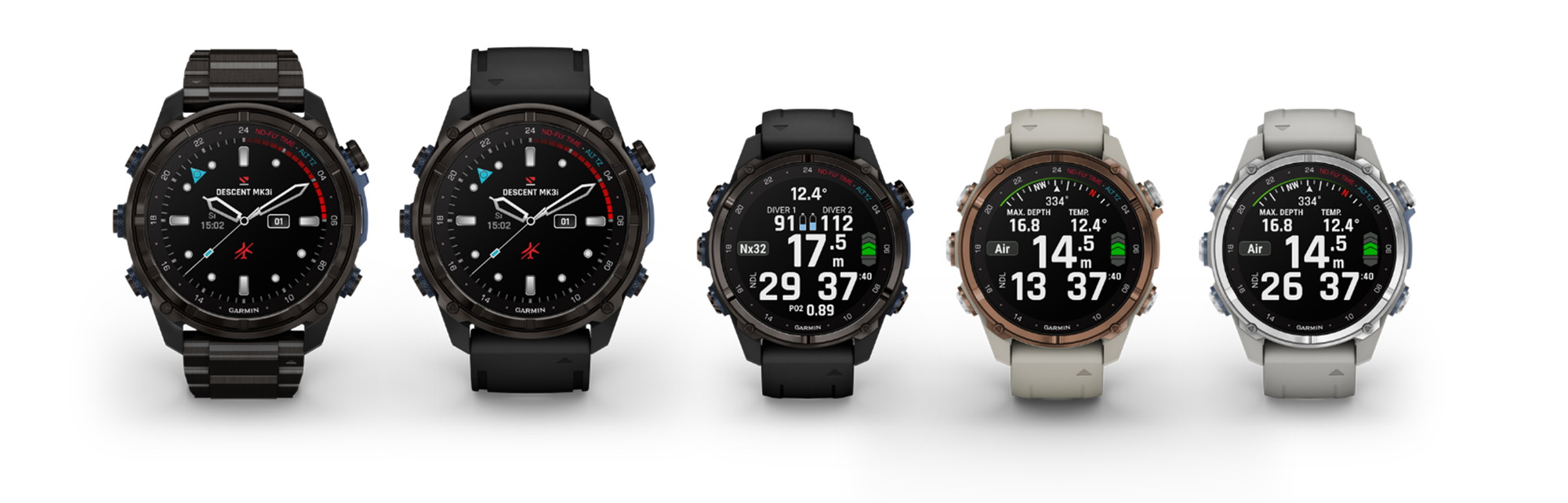 Garmin、腕時計型ダイビングコンピューター新モデル「Descent