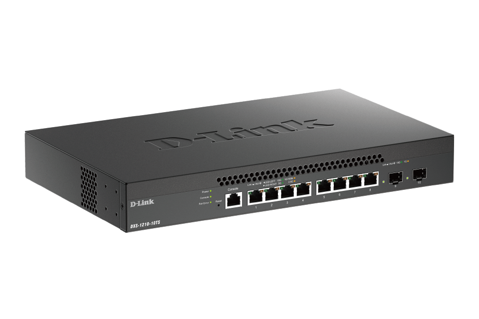 10GBASE-T/SPF+を備えたレイヤ2スマートマネージドスイッチ「DXS-1210」シリーズ3製品、D-Linkが発売 - INTERNET  Watch