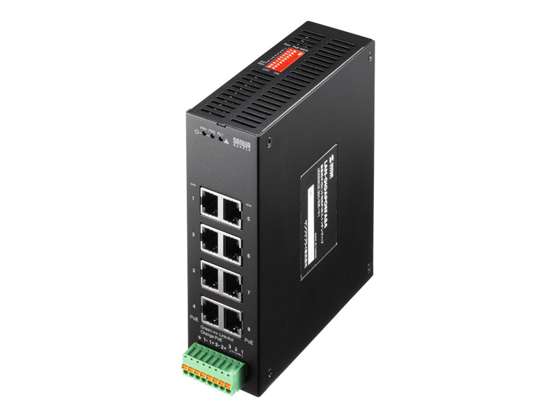 IRO DAPHNAWP30GRY04 関税送料込 PoE++対応で8ポート、DINレールや冗長電源にも対応した産業用
