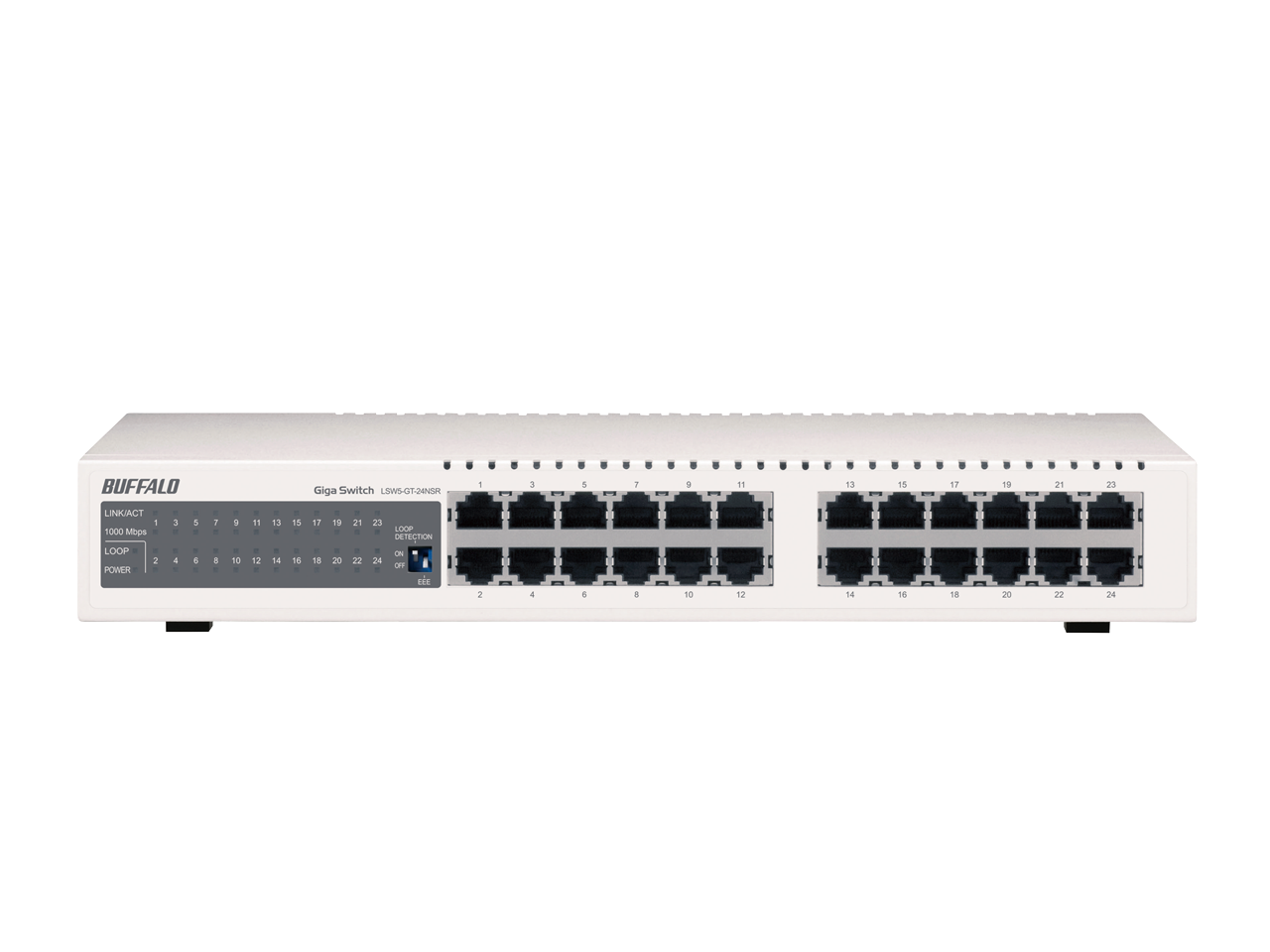 バッファロー、24ポートのギガビット対応スイッチングハブ「LSW5-GT