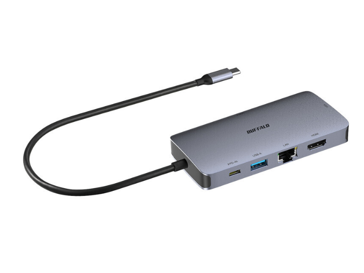 LAN/HDMI/VGA/USB】6つのポートを1つにまとめるType-C対応