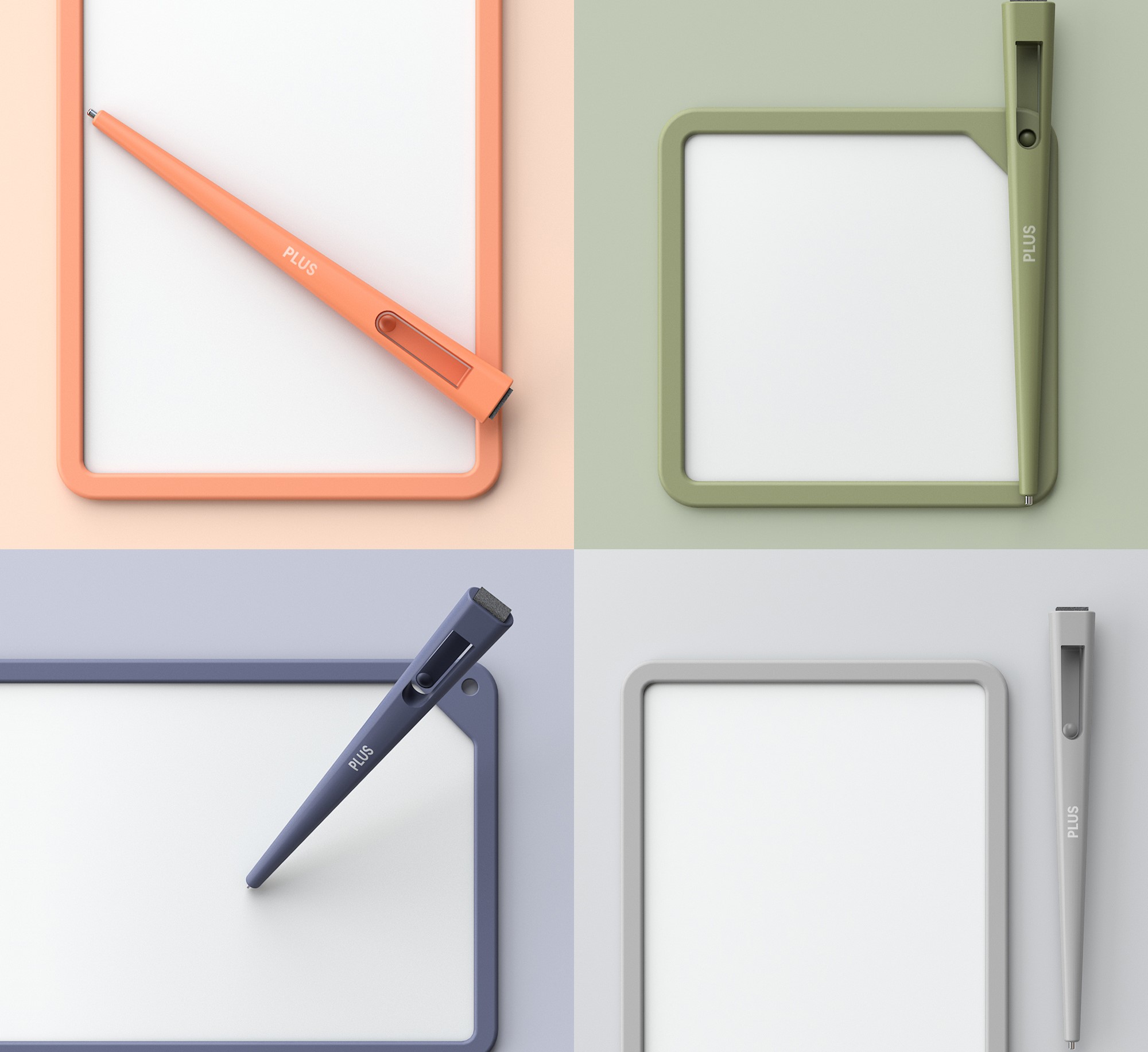 プラス、何度でも書いて消せる磁性シート利用筆記ツールの改良版