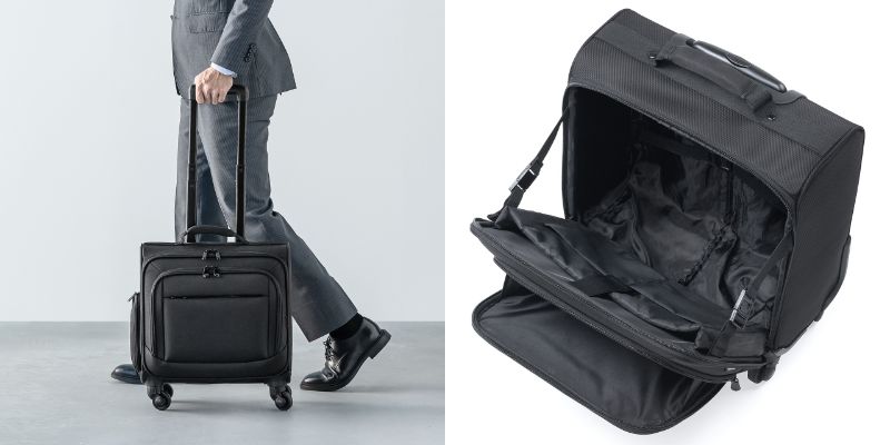 軽量で小回りが効き歩きやすい！ 短期出張に最適なビジネスキャリー