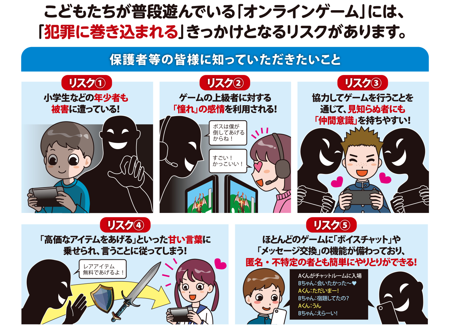 オンラインゲーム上で子どもを狙う犯罪を知り、家族で話し合いを！ 警察庁が呼び掛け - INTERNET Watch