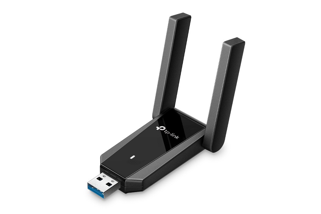 TP-Link、可動式デュアルアンテナ搭載のUSB接続Wi-Fi 6子機「Archer