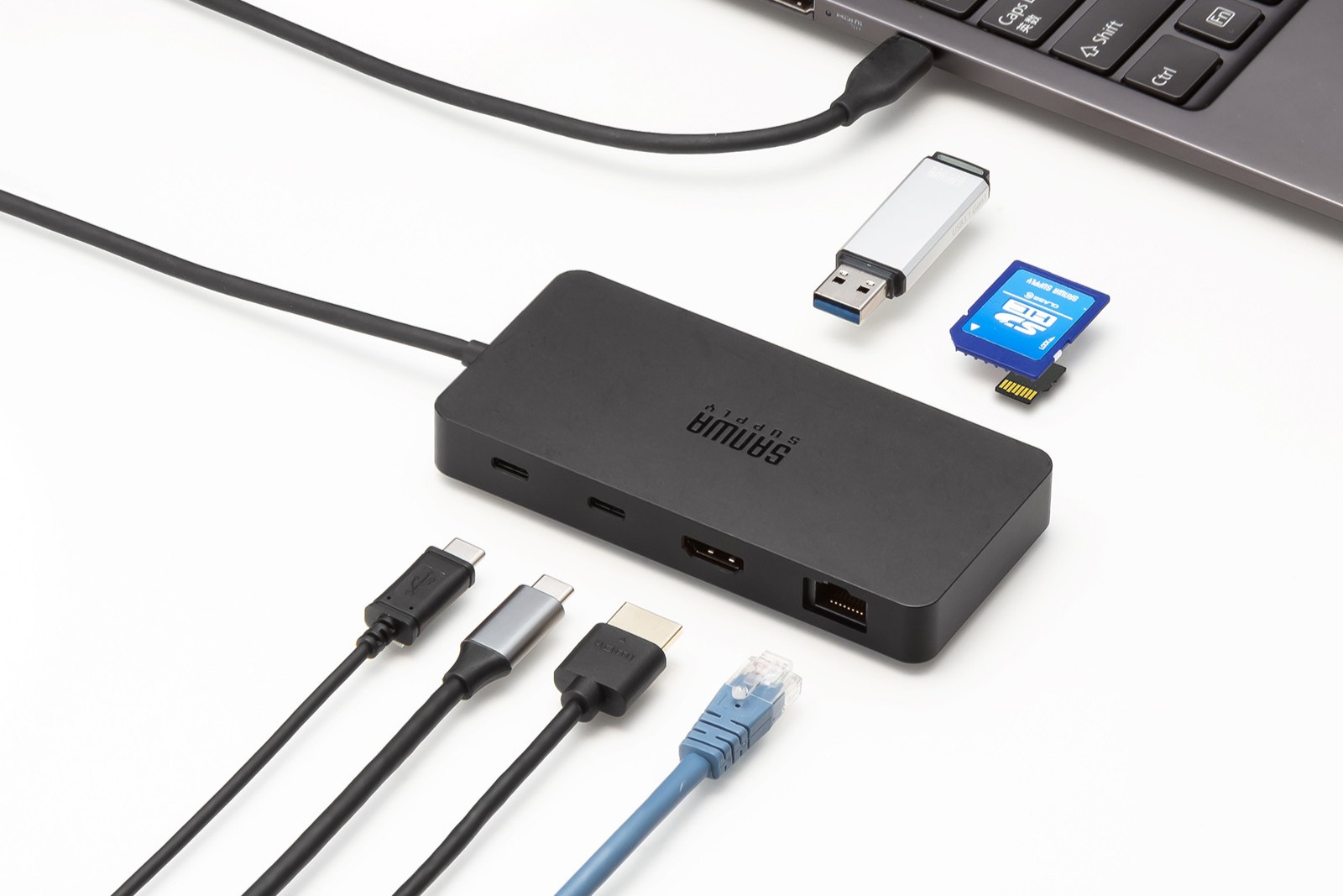USB Type-C・HDMIで2画面出力ができるドッキングステーション「USB