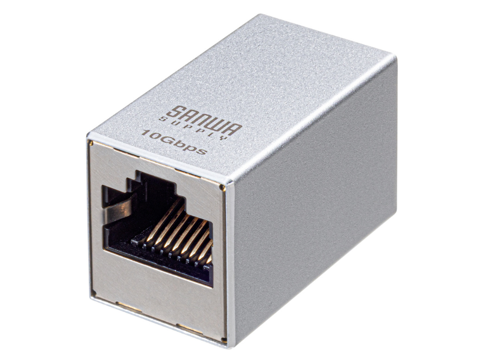 CAT7とPoE++に対応したLANケーブル中継アダプター「ADT-EX-7STP2