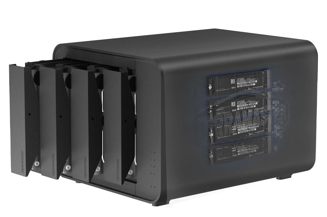 TERRAMASTER 外付けストレージケース シルバー TERRAMASTER 外付けストレージケース シルバー TERRAMASTER 外付け