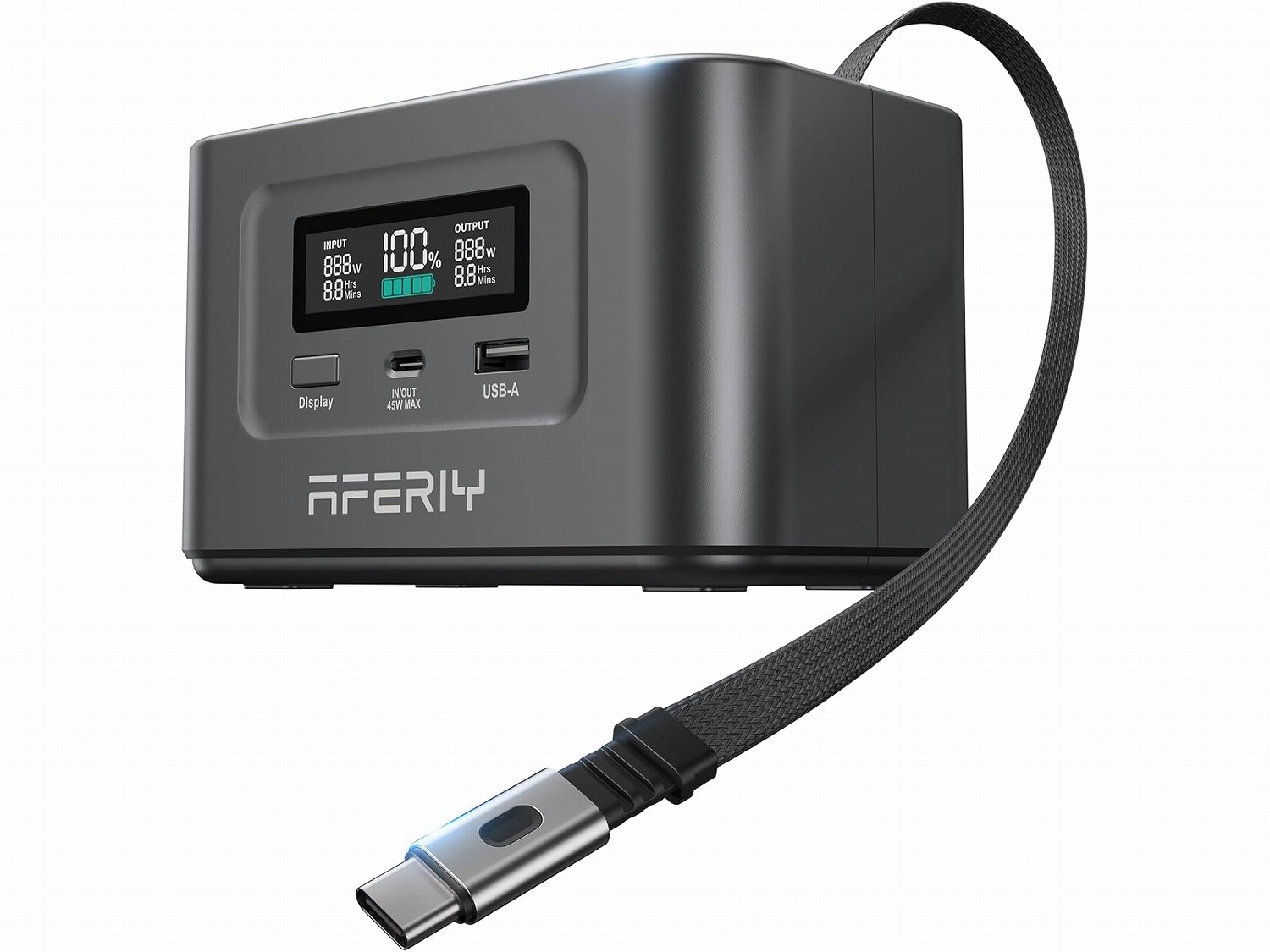 AFERITY ポータブル電源 31000mAh 145W 送料込み 手のひらサイズのAFERIY製小型ポータブル電源が、Amazonで7581円