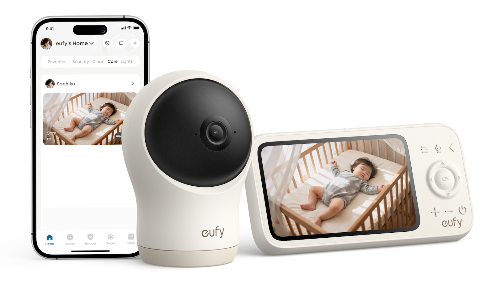 Anker、赤ちゃん見守りに特化したカメラ＆モニター「Eufy Baby Monitor