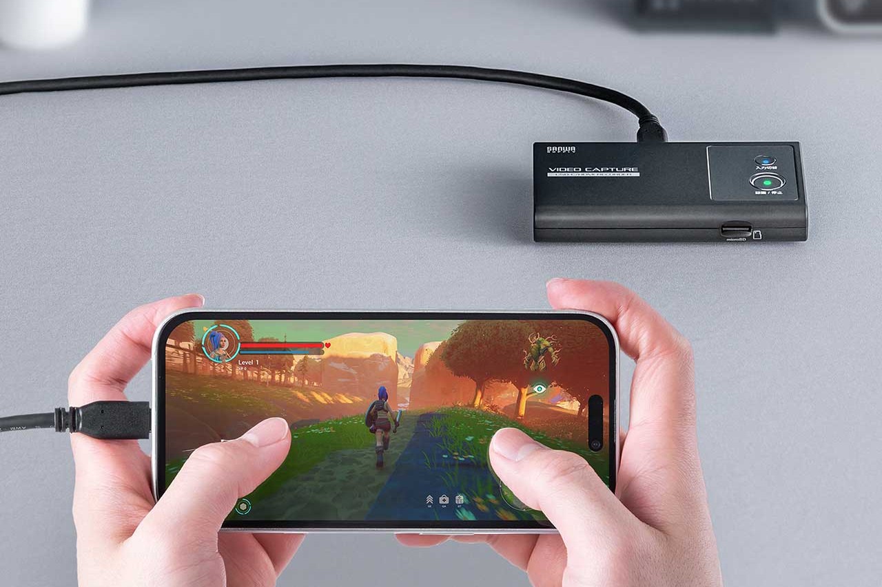 スマホなどのUSB Type-C出力の映像を単体で録画できるビデオ