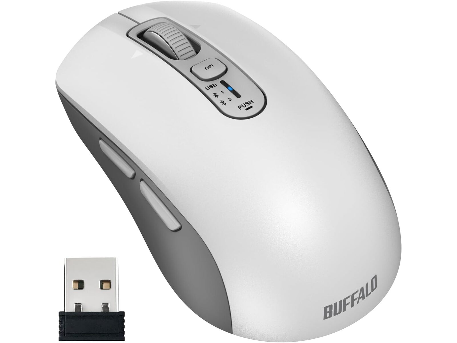 バッファロー製ワイヤレスマウスがAmazonプライムデーでセールに Bluetooth/2.4GHz無線対応の5ボタンモデル「BSMBB705」は3120円