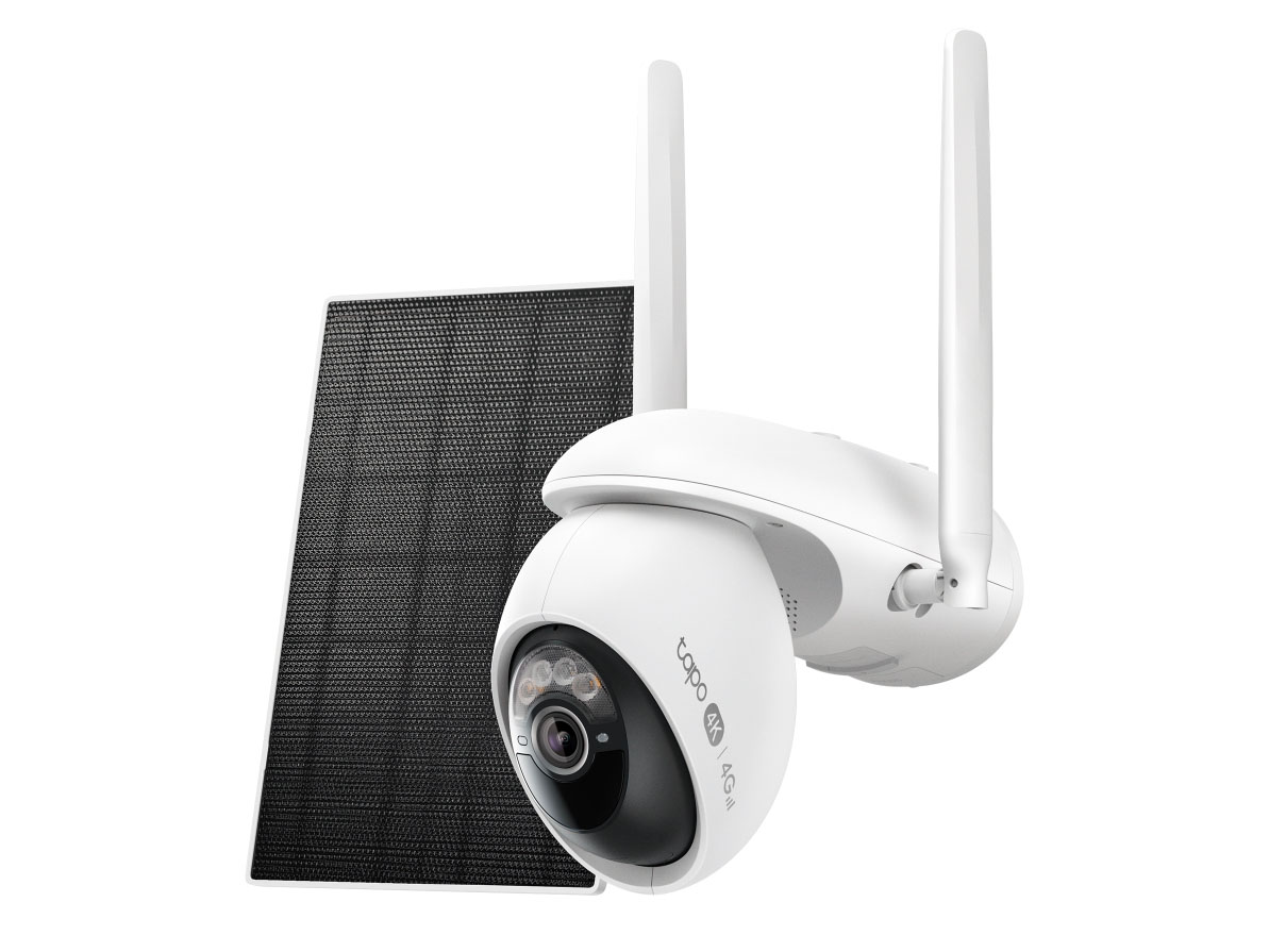TP-Link、Tapoシリーズ初の4G対応屋外ネットワークカメラ「Tapo C665G