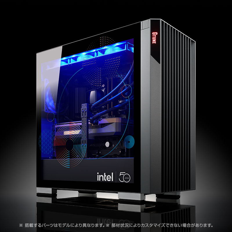 マウスコンピューター、インテル50周年記念モデルのゲーミングPC「G